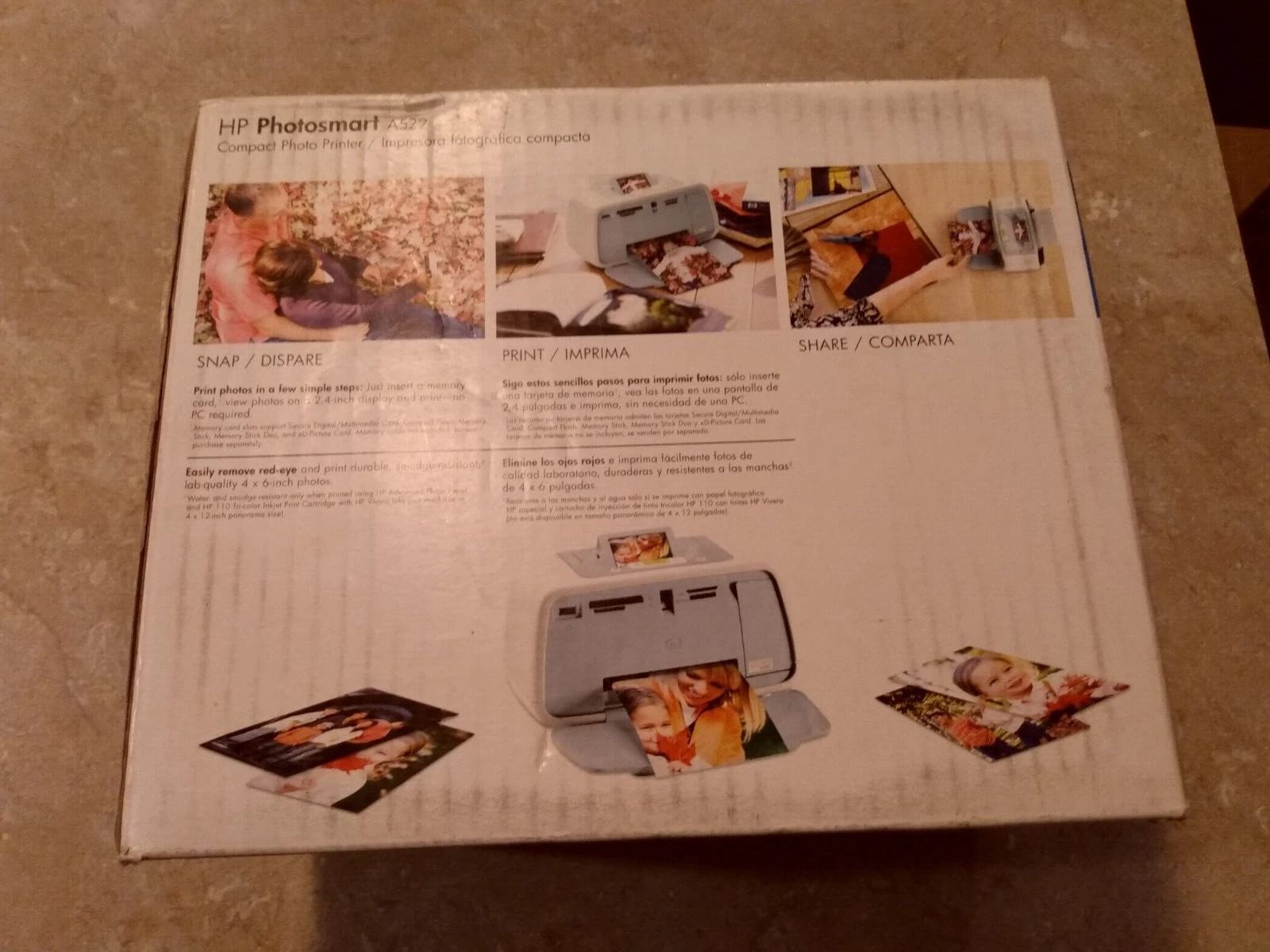 HP Photosmart A522 Printers New