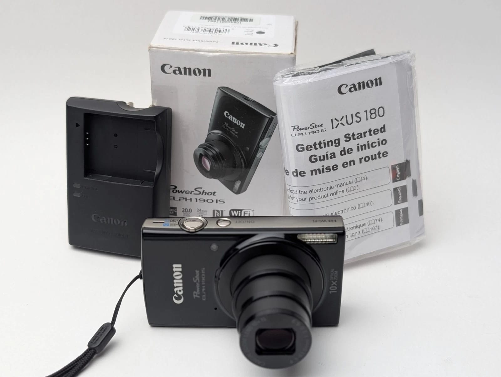 Canon PowerShot ELPH 190 IS Digital Cameras Blue New Body Only