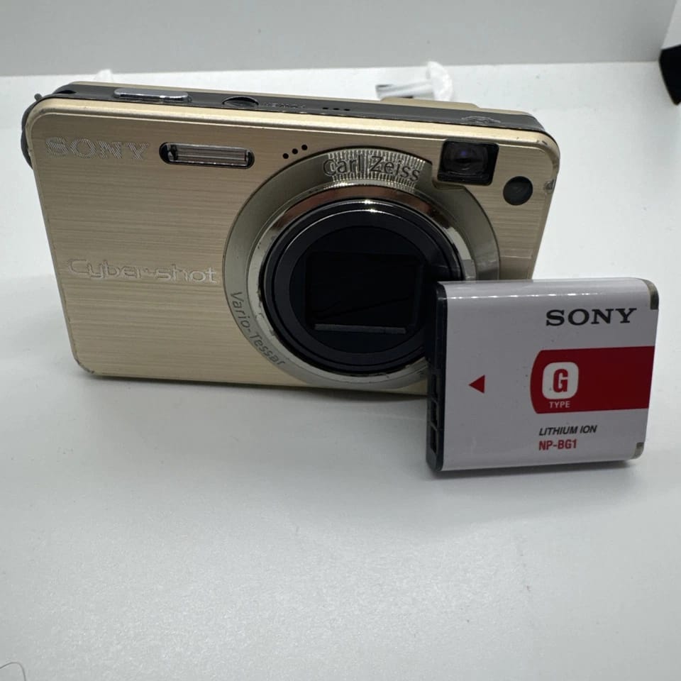 Sony DSCW170 Digital Cameras Gold New Body Only