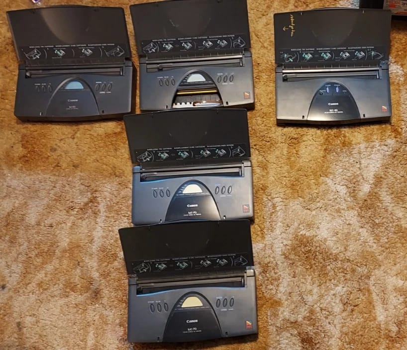 Canon BJ-30;BJ-70, BJ-80 Printers Used - Good