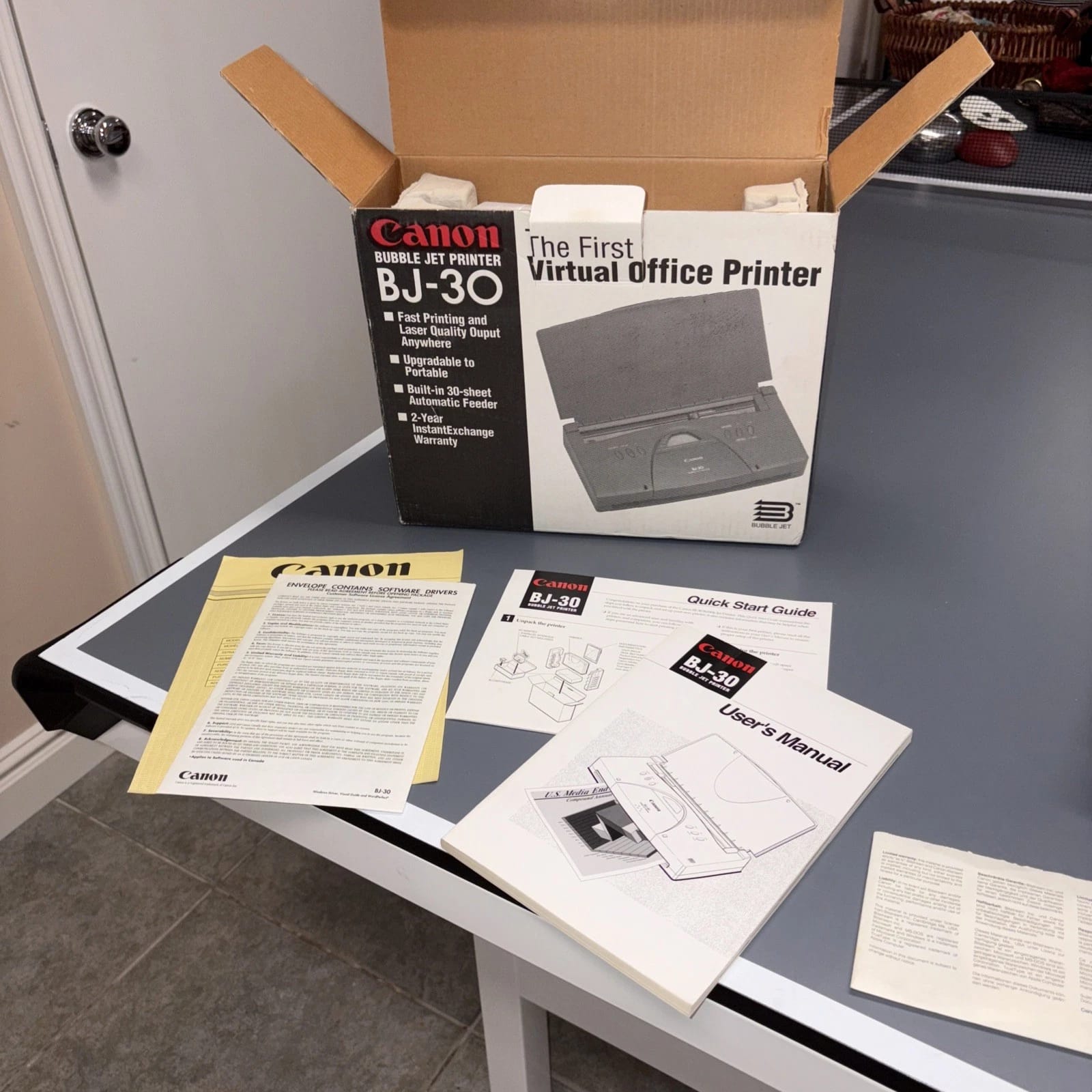 Canon BJ-30 Printers For parts or not working