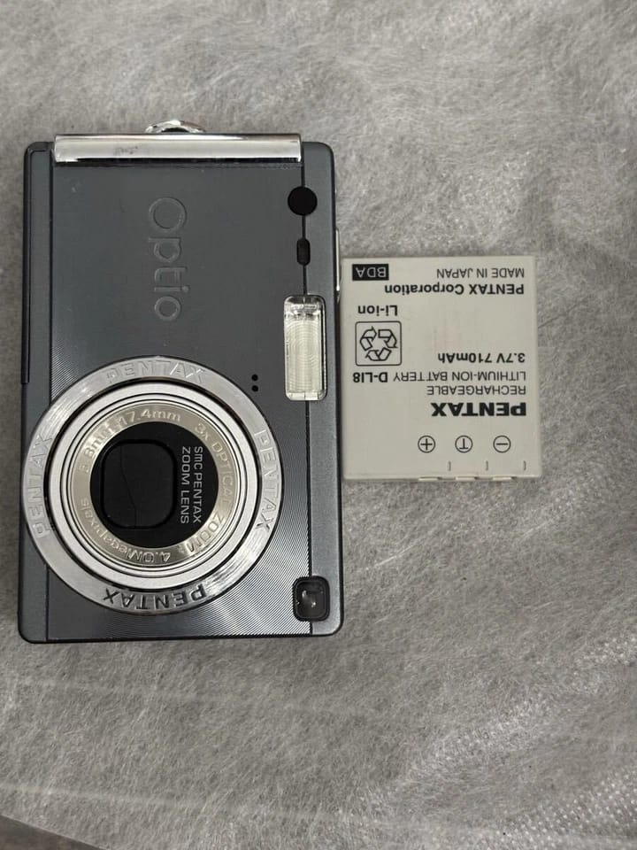 Pentax Optio S4i Digital Cameras Silver Used - Good Body Only