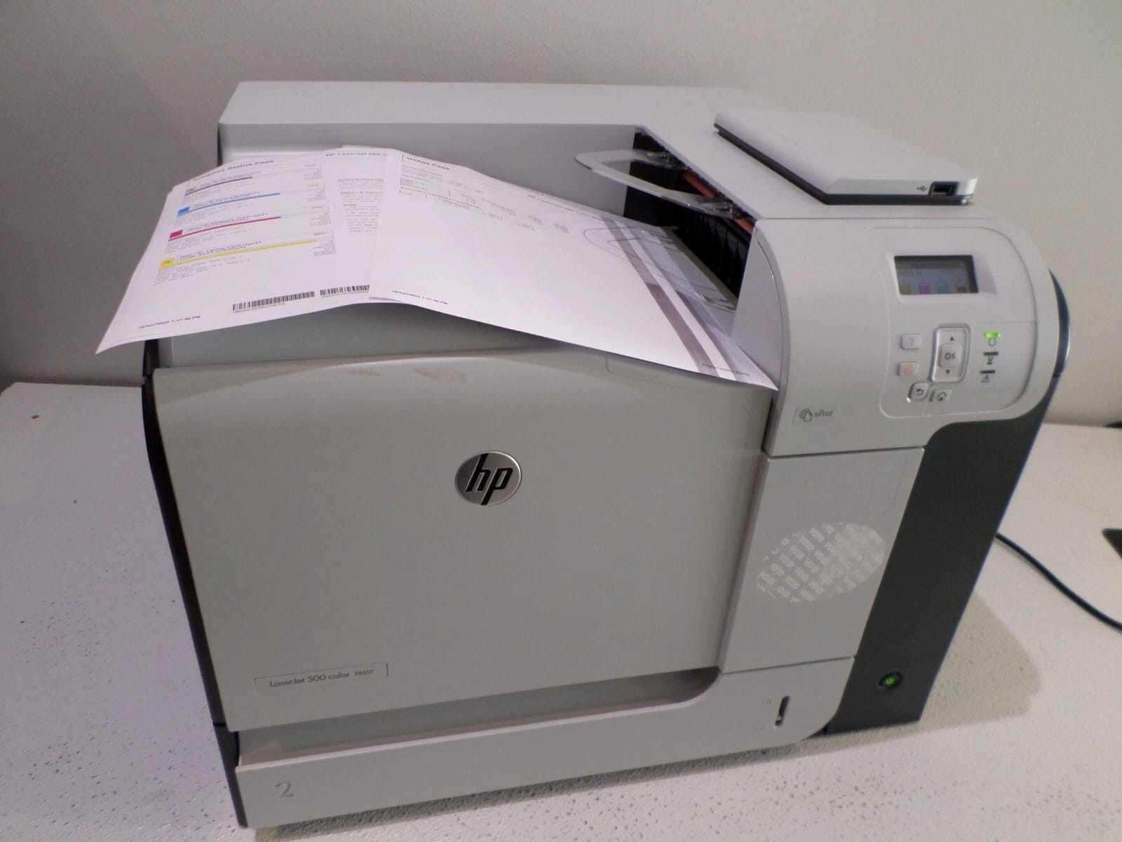 HP LaserJet Enterprise 500 Color M551XH Printers Refurbished - Excellent