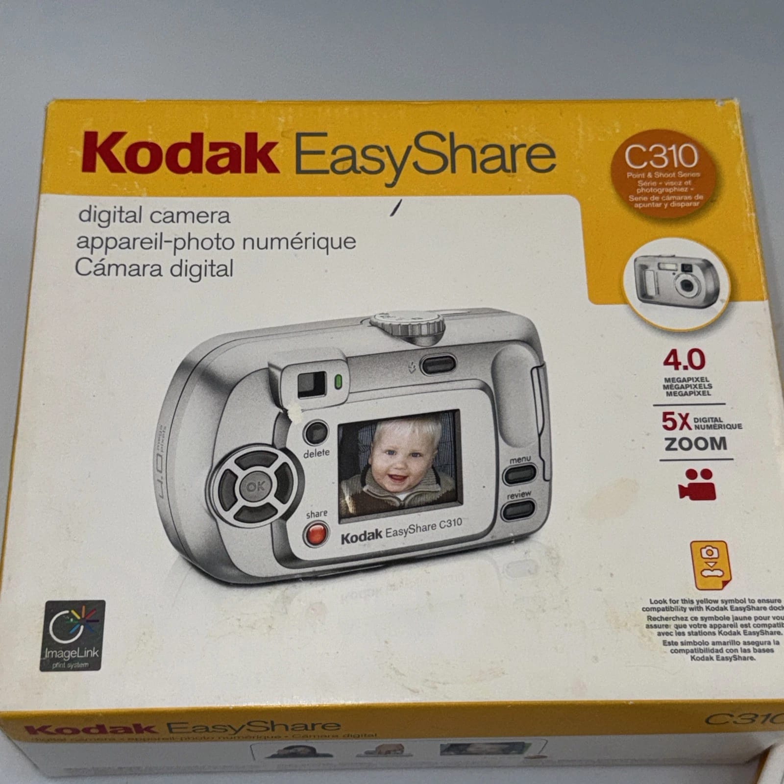 Kodak EasyShare C310 Digital Cameras Silver New Body Only