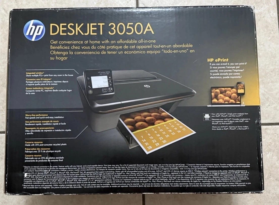 HP Deskjet 3054A Printers New