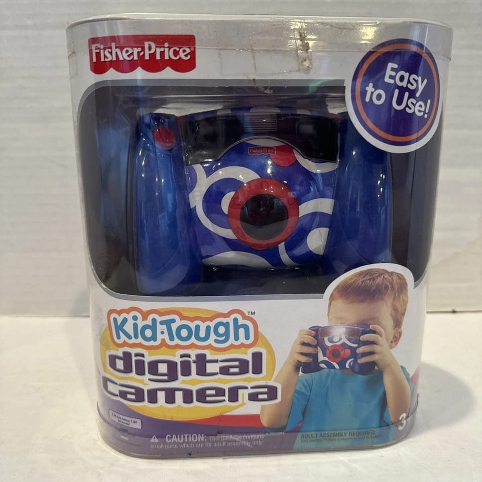 Fisher-Price J8209 Digital Cameras Blue New Body Only