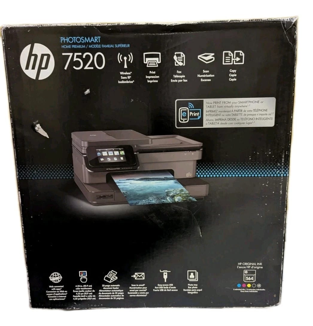 HP Photosmart 7520 Printers Open-Box Excellent