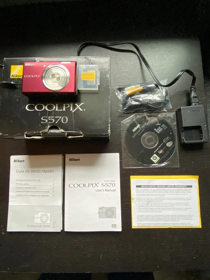 Nikon s570 Digital Cameras Black New Body Only