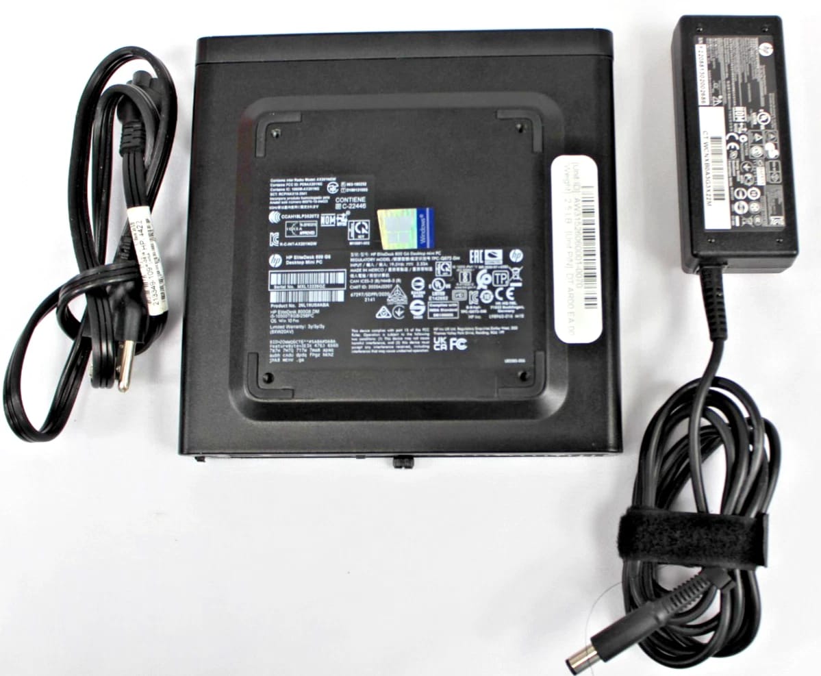 HP EliteDesk 800 G6 Mini Computers 256GB 8GB Refurbished - Excellent