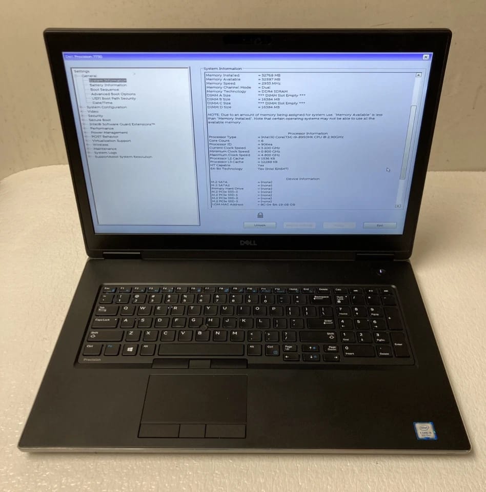 Dell Precision 7730 Computers