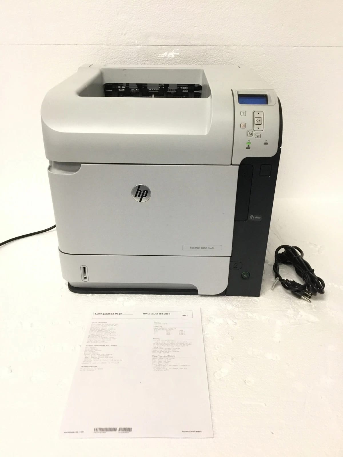 HP LaserJet 600 M601n Printers Used - Good