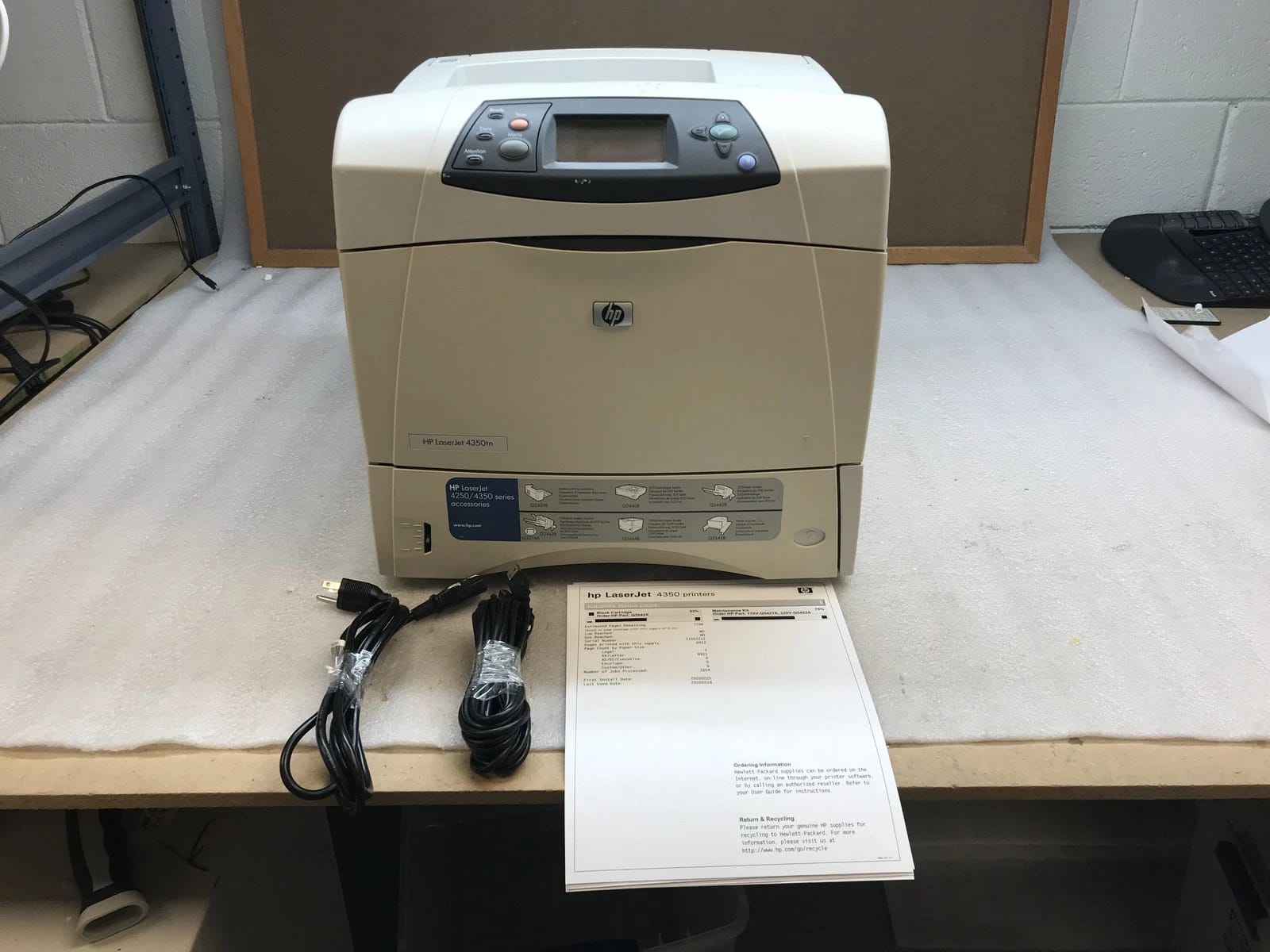 HP LaserJet 4350tn Printers Refurbished - Excellent