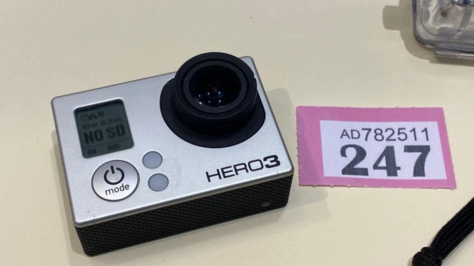 GoPro HERO 3 Digital Cameras Silver Used - Good Body Only