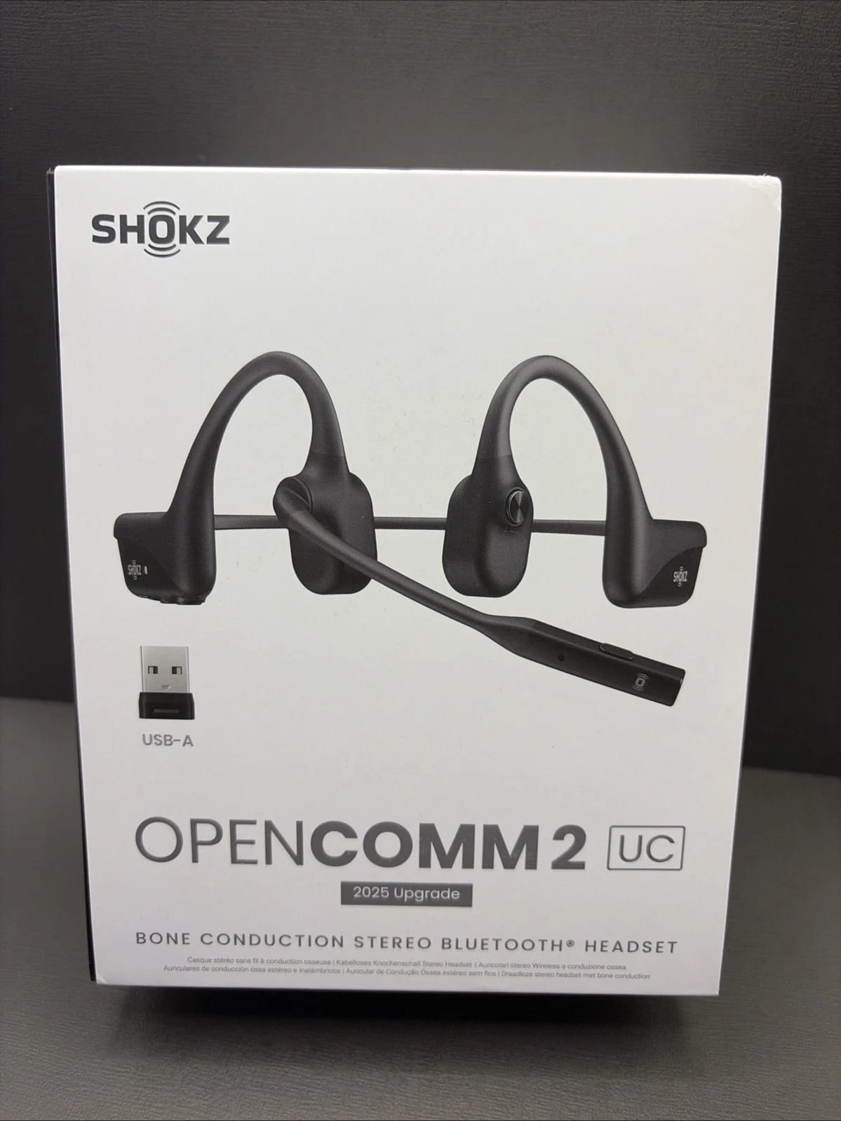 Shokz OpenComm 2 Headphones & Earbuds Black New
