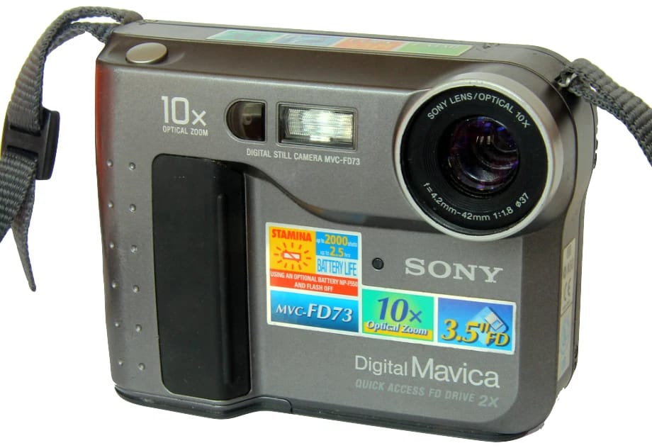 Sony MVC-FD73 Digital Cameras Gray New Body Only