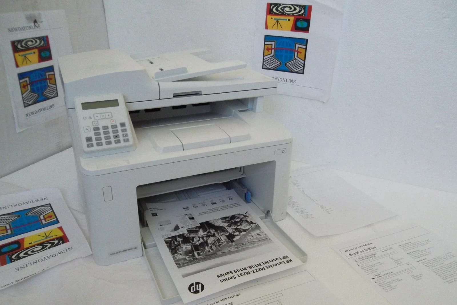 HP LaserJet MFP M227fdn Printers Used - Good