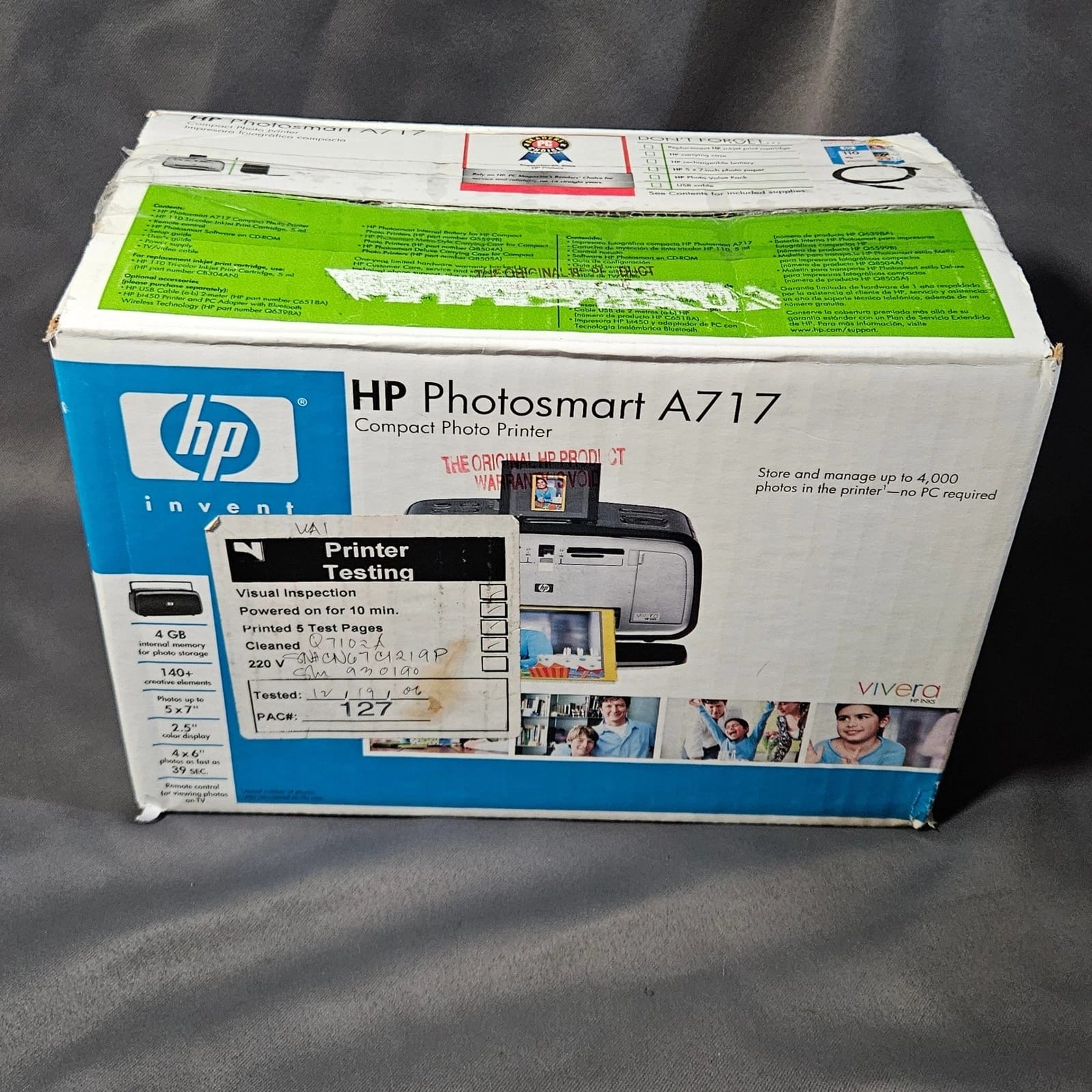 HP Photosmart A717 Printers New