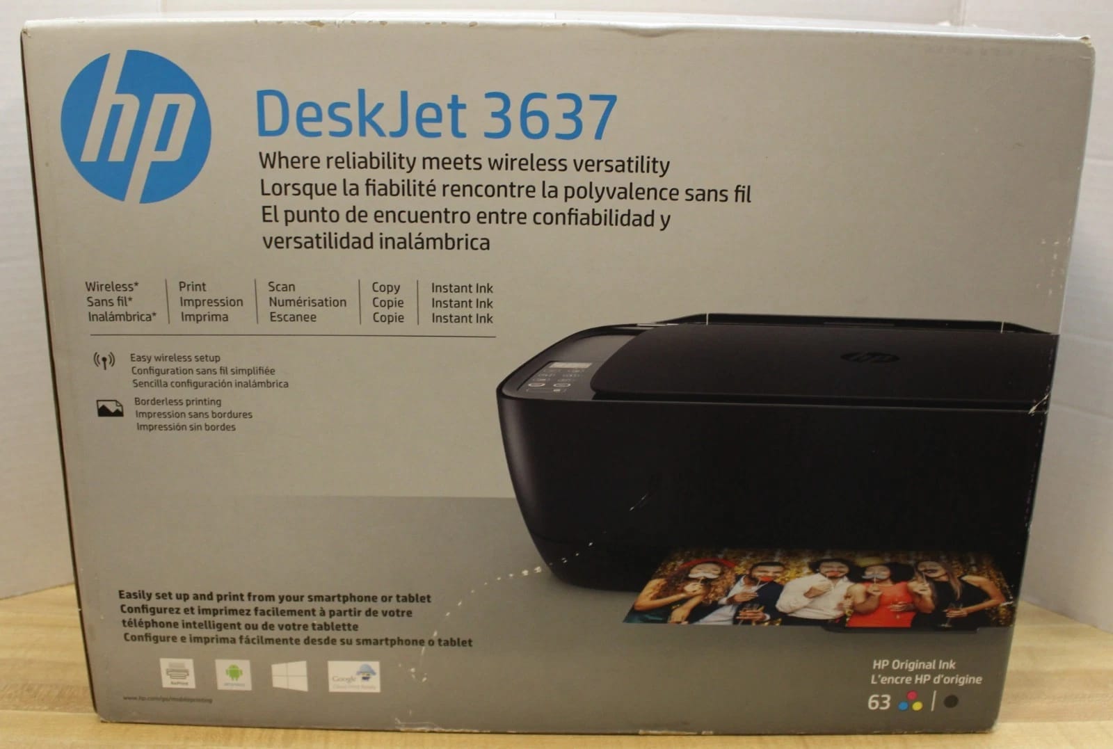 HP Deskjet 3637 Printers New