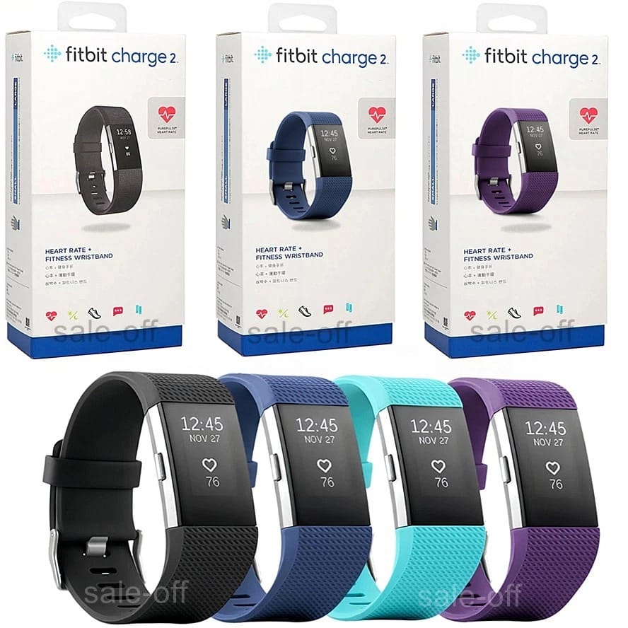 Fitbit Fitbit Charge 2 Smartwatches Black 24mm New