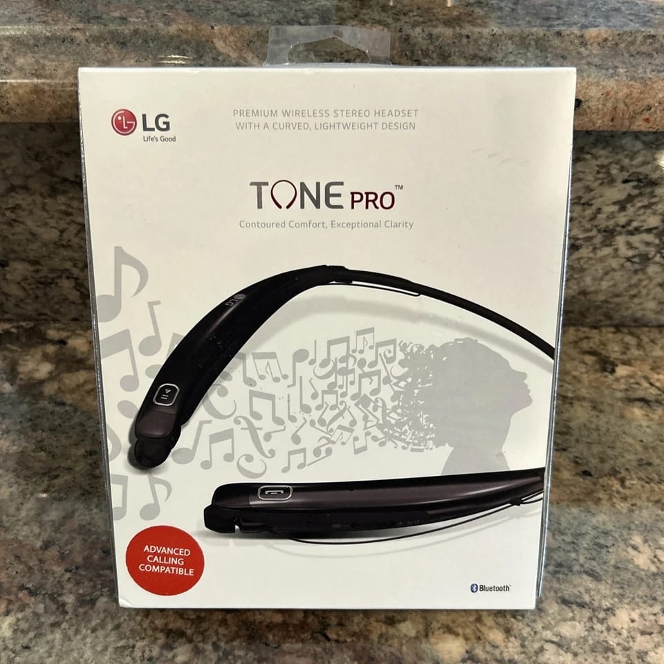 LG HBS-760 Headphones & Earbuds Black Used - Good