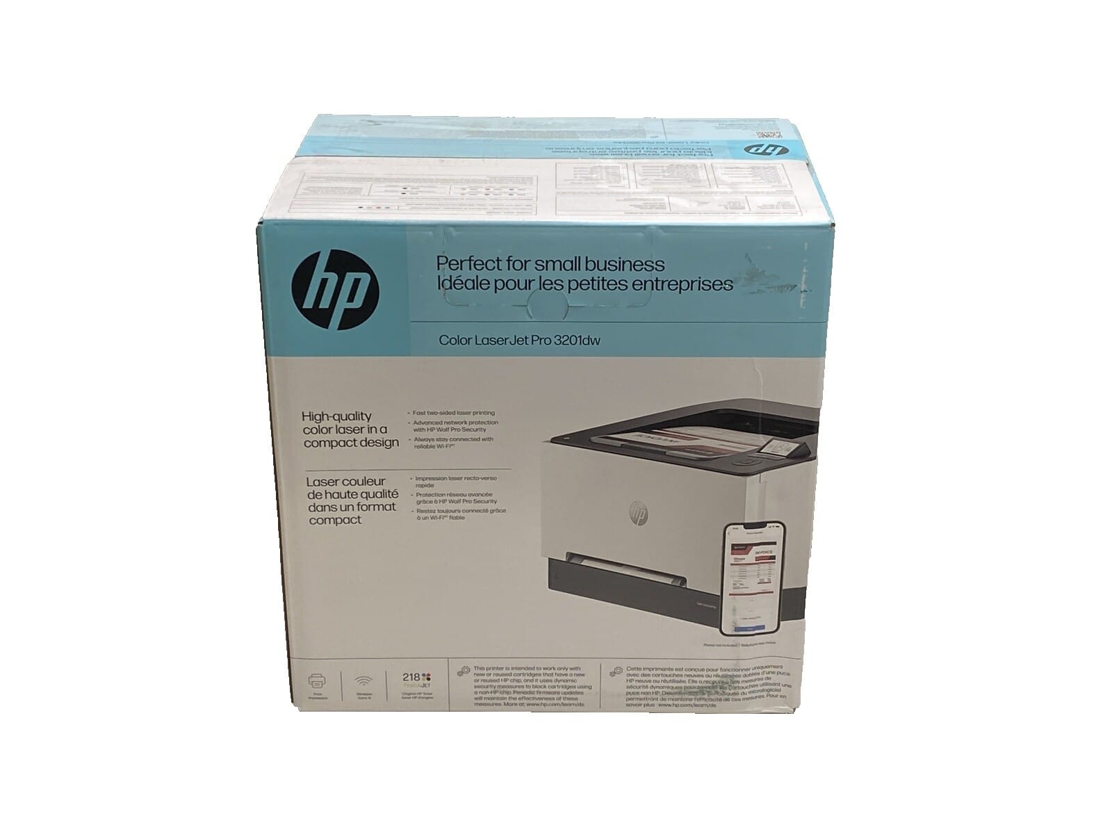 HP HP LaserJet Pro 4001n Printer Printers Black Open-Box Excellent