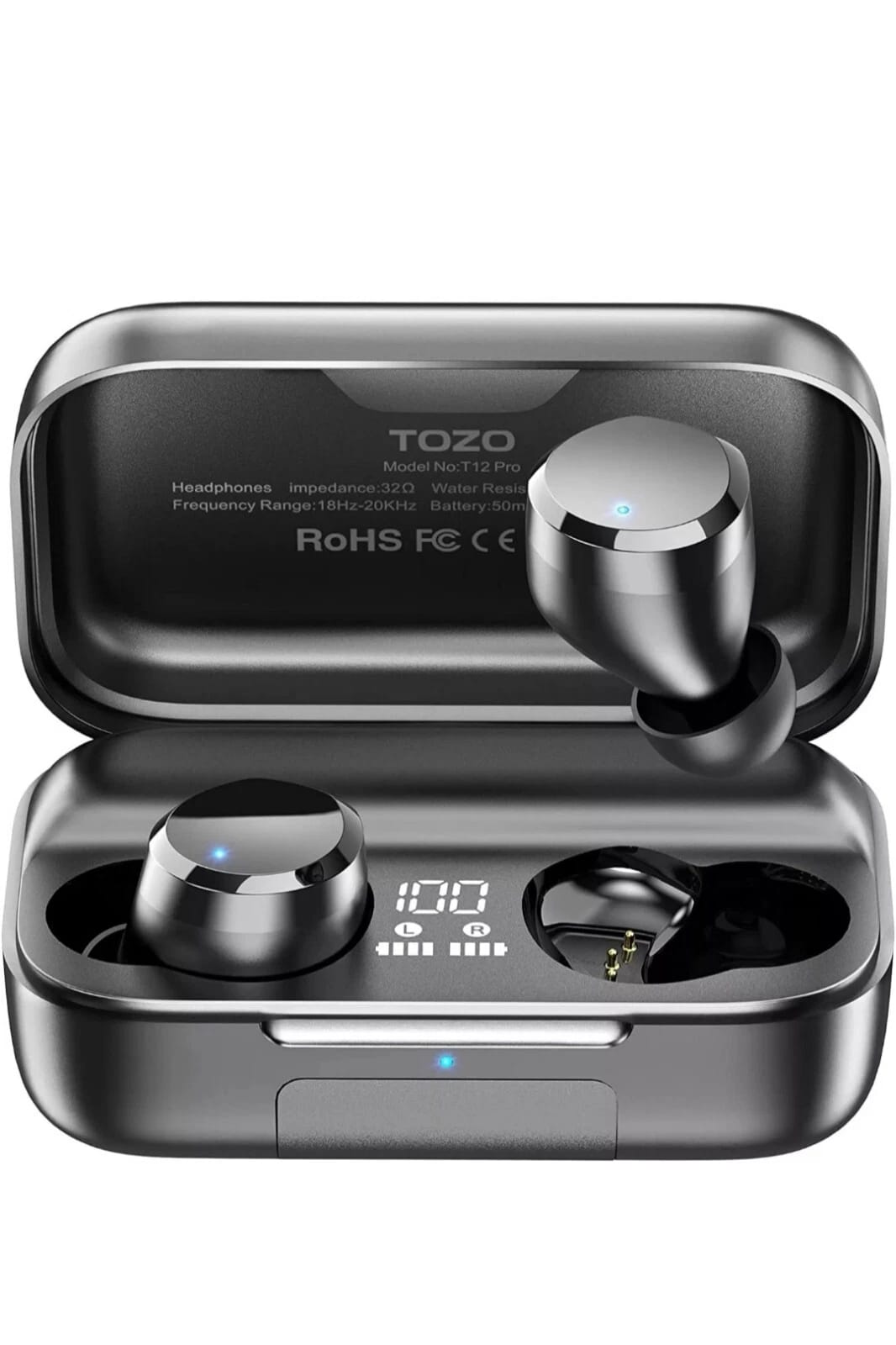 TOZO T12 pro Headphones & Earbuds Black New