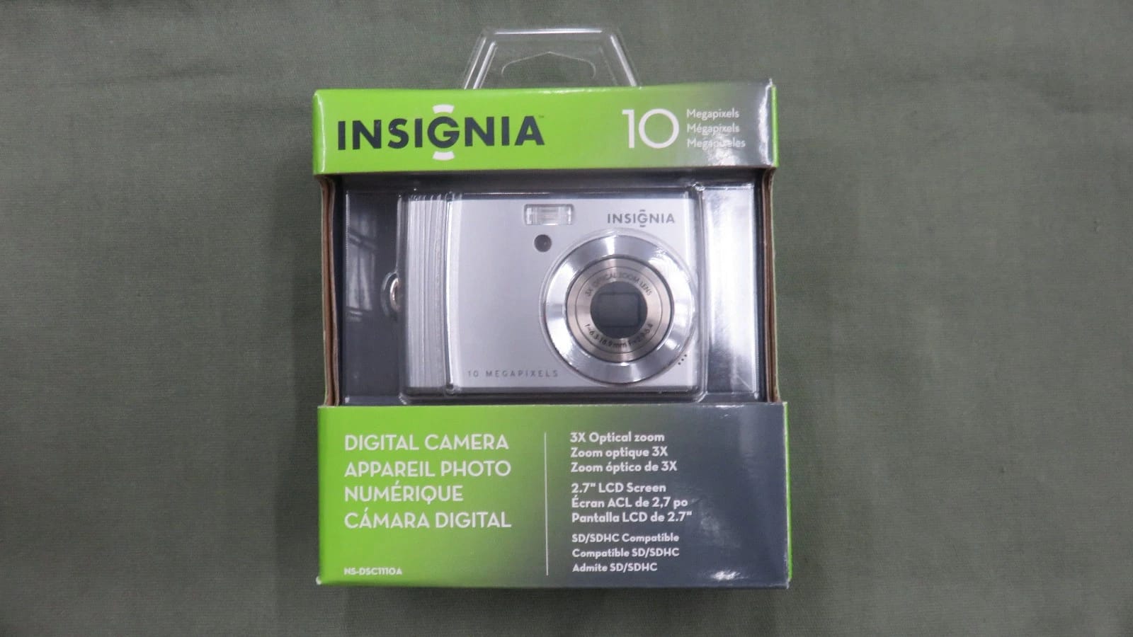 Insignia NS-DSC110A Digital Cameras Silver New Body Only