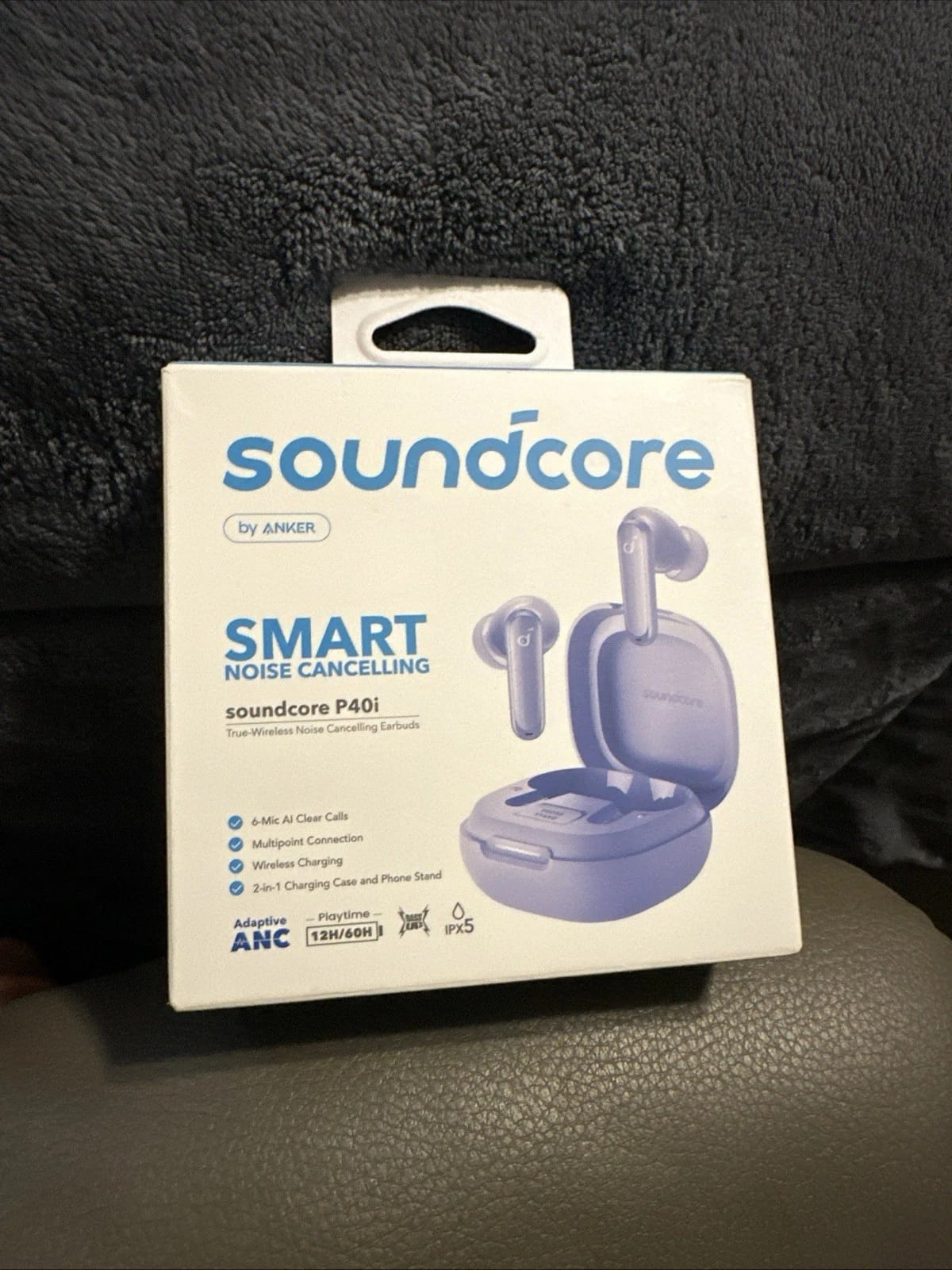 Soundcore A3955 Headphones & Earbuds White New