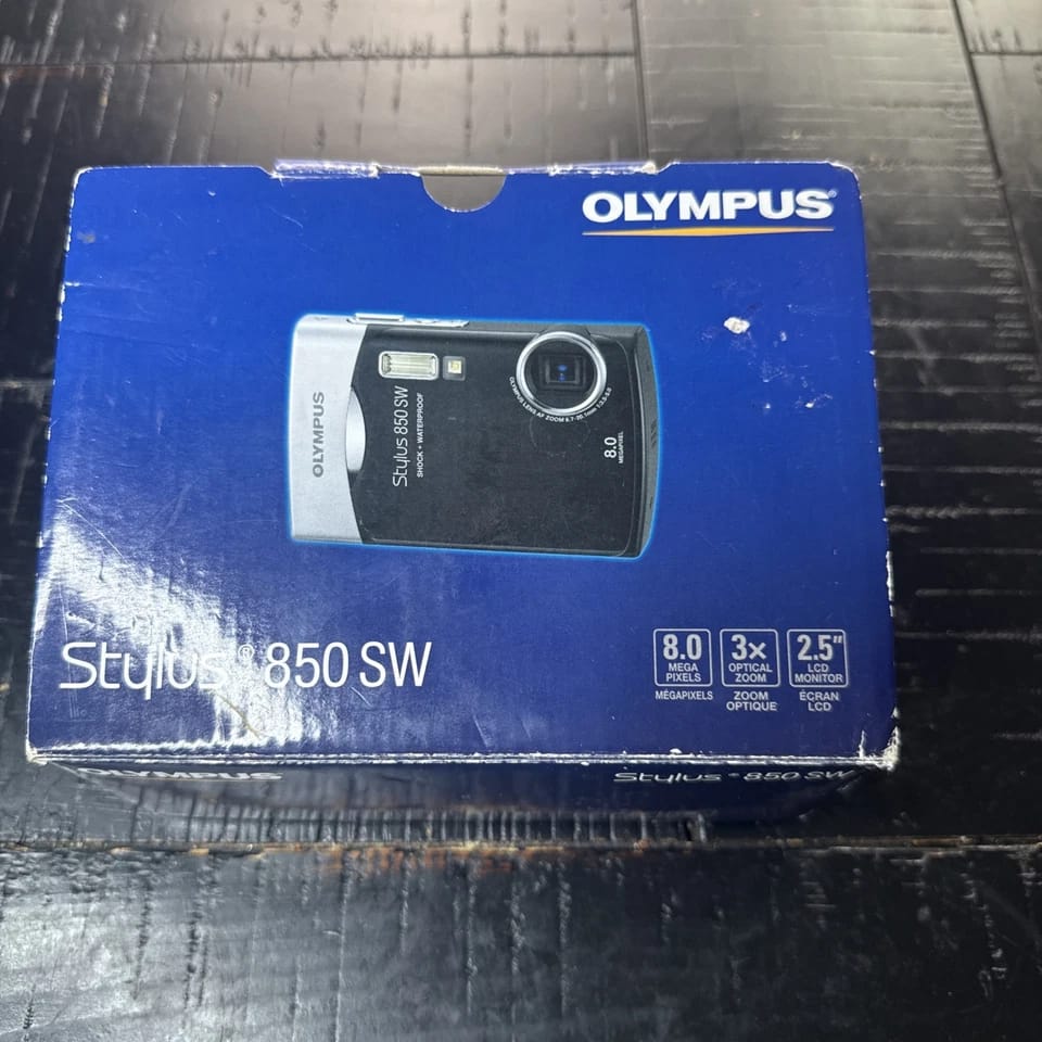 OM SYSTEM Stylus 850SW Digital Cameras Black New Body Only
