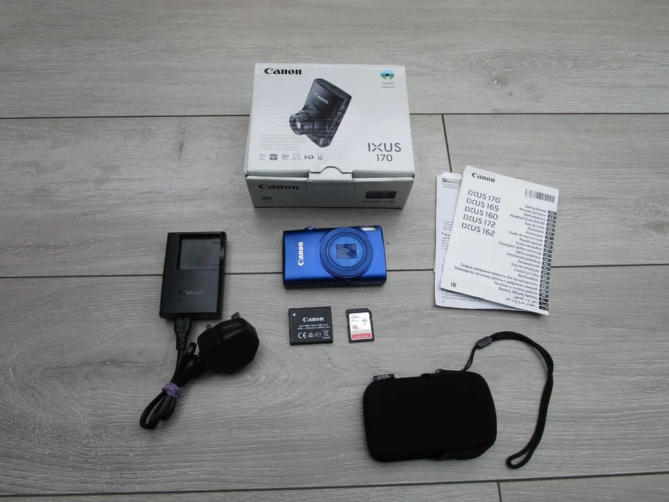 Canon IXUS 185 Digital Cameras Silver New Body Only