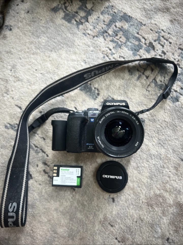 OM SYSTEM EVOLT E-300 Digital Cameras Black New Body Only
