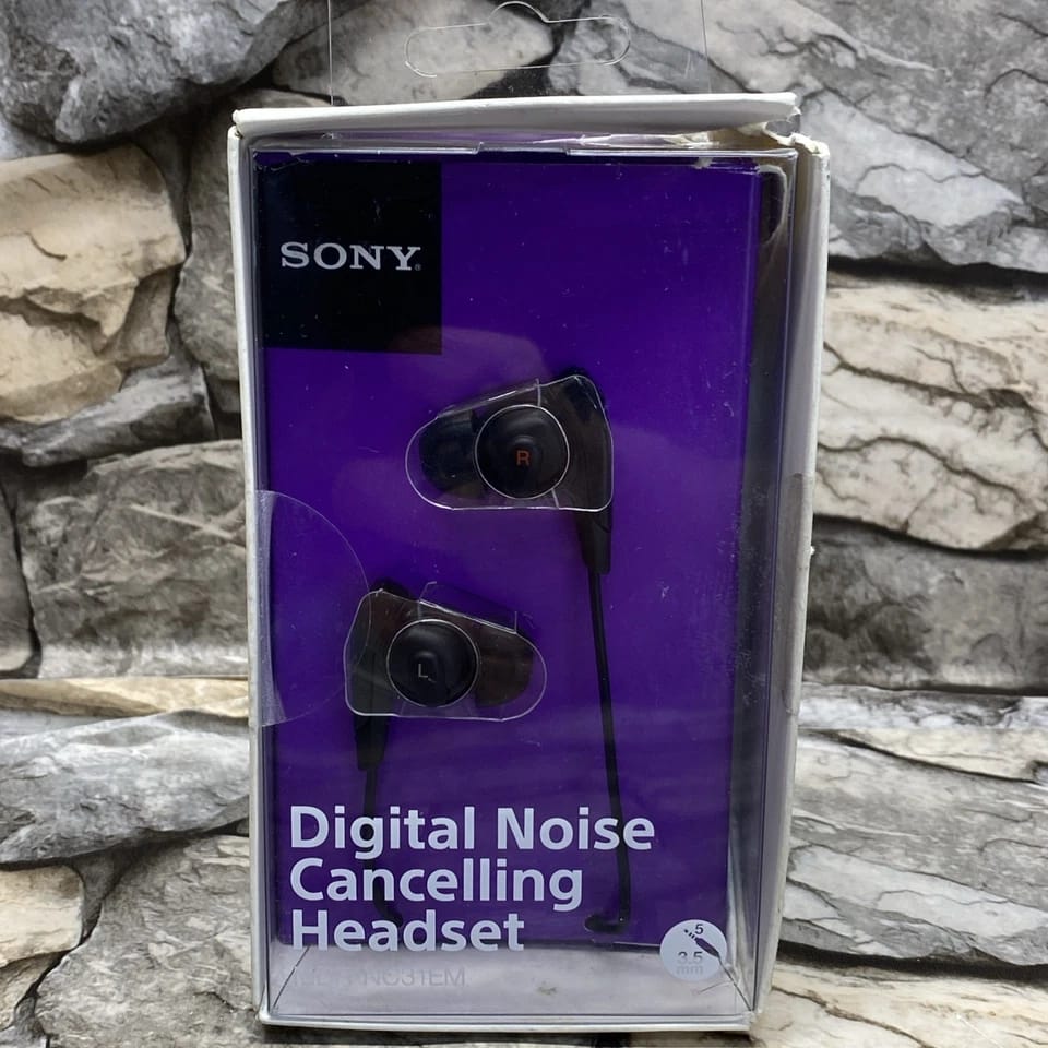 Sony MDR-NC31EM Headphones & Earbuds Black New