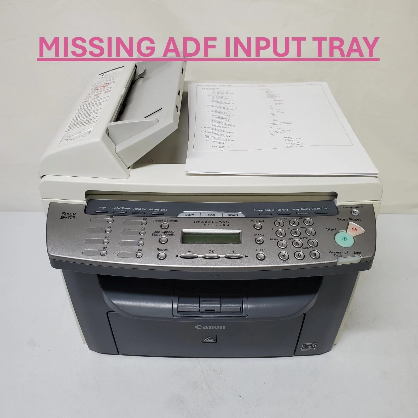 Canon MF4350d Printers Used - Good
