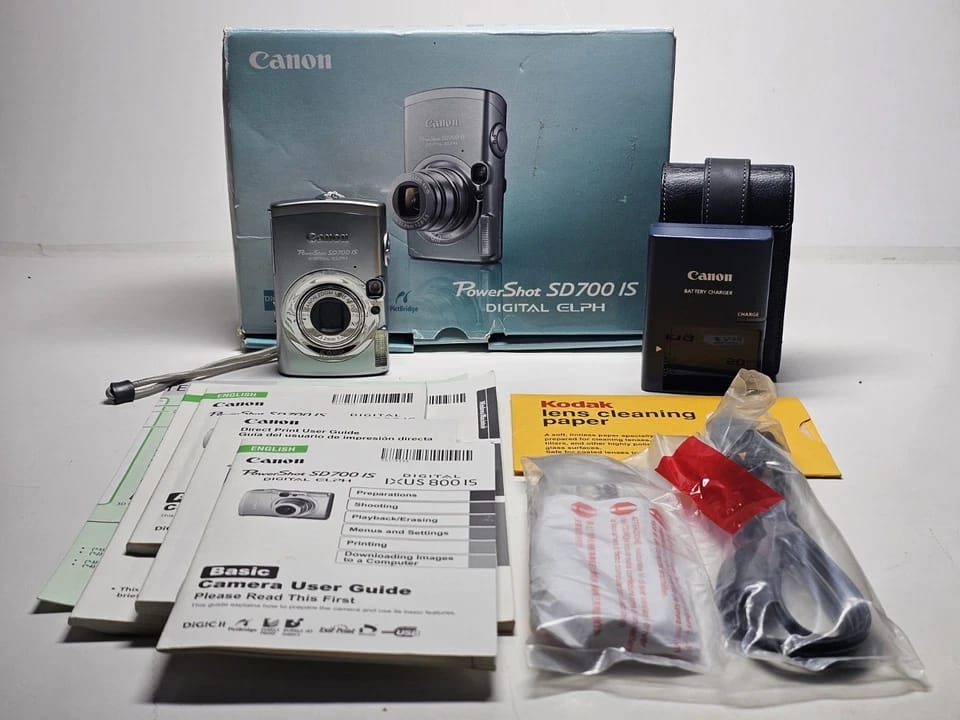 Canon PowerShot SD700 IS Digital Cameras Silver New Body Only