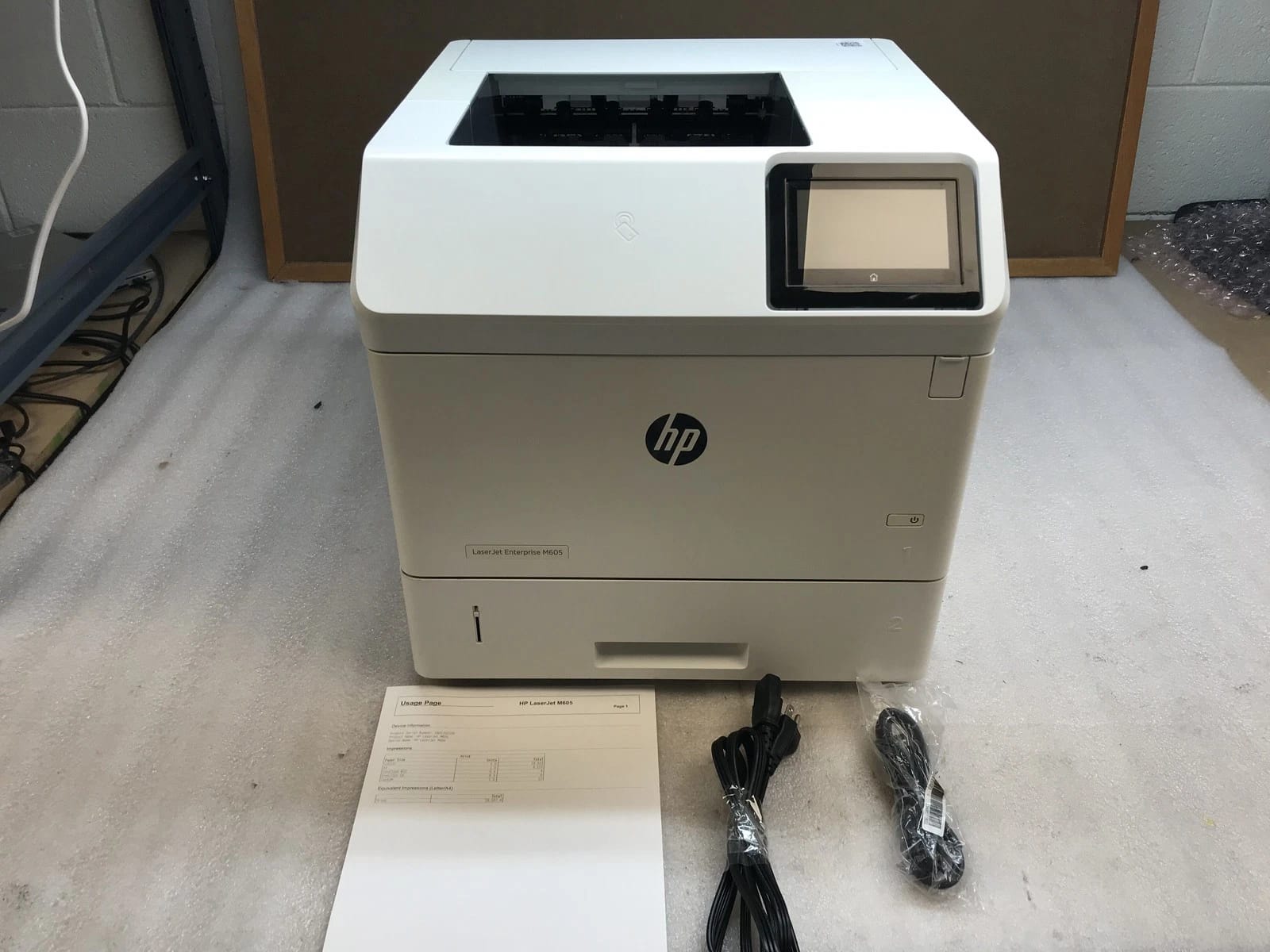 HP Laserjet Enterprise M605 E6B69A Printers Used - Good