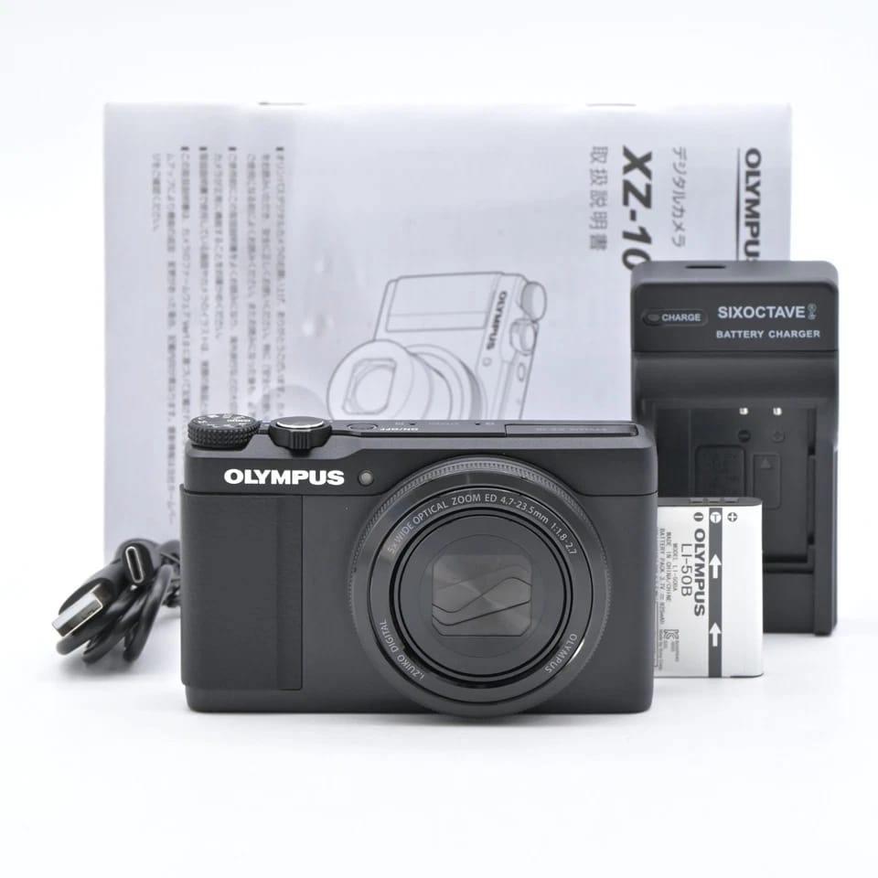 OM SYSTEM XZ-10 Digital Cameras Black New Body Only