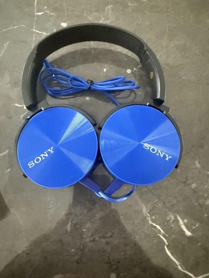 Sony MDR-XB450 Headphones & Earbuds Blue New