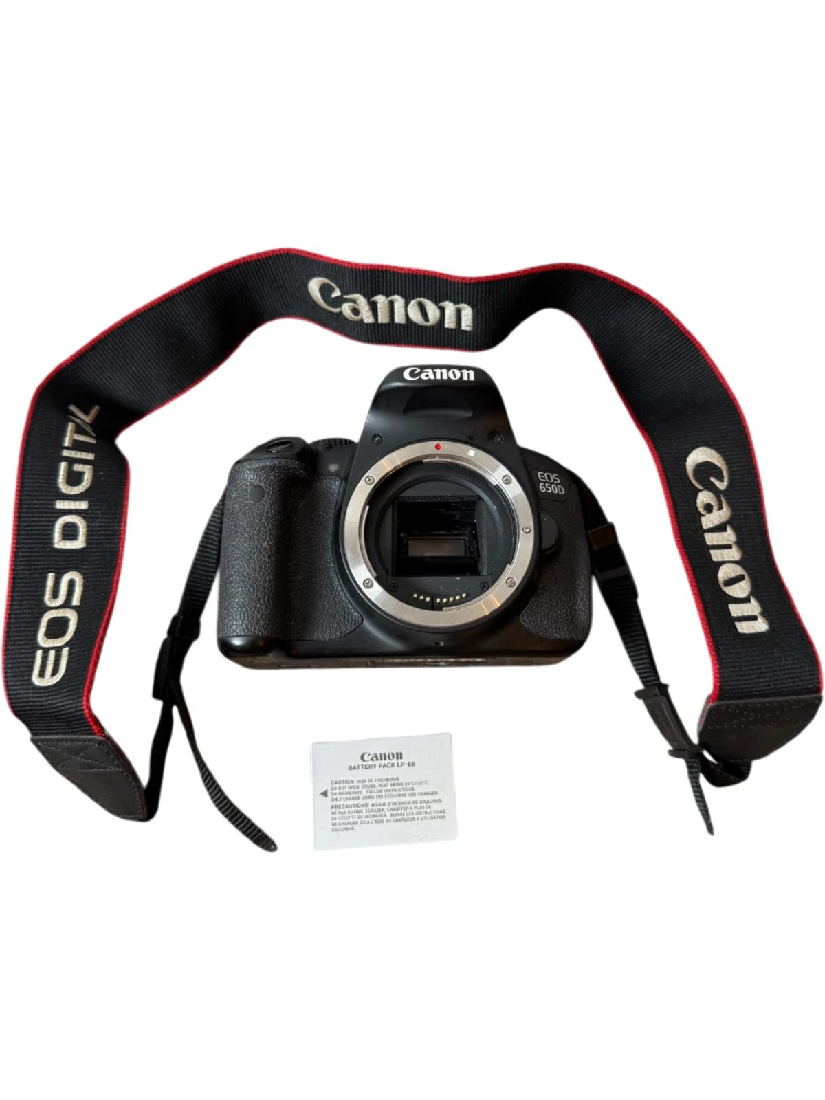 Canon EOS 650D Digital Cameras Black Used - Good Body Only