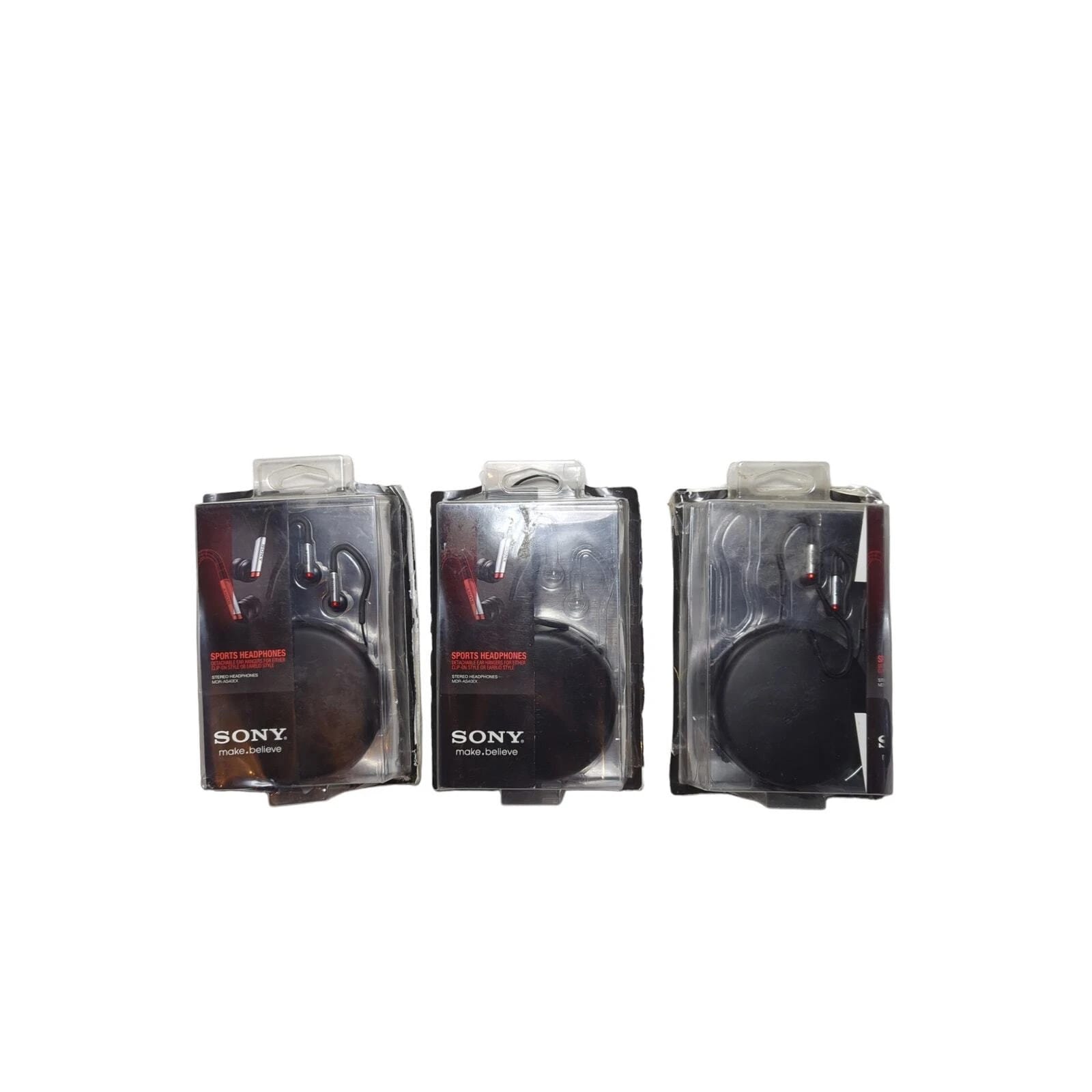 Sony MDR-AS40EX Headphones & Earbuds Black New
