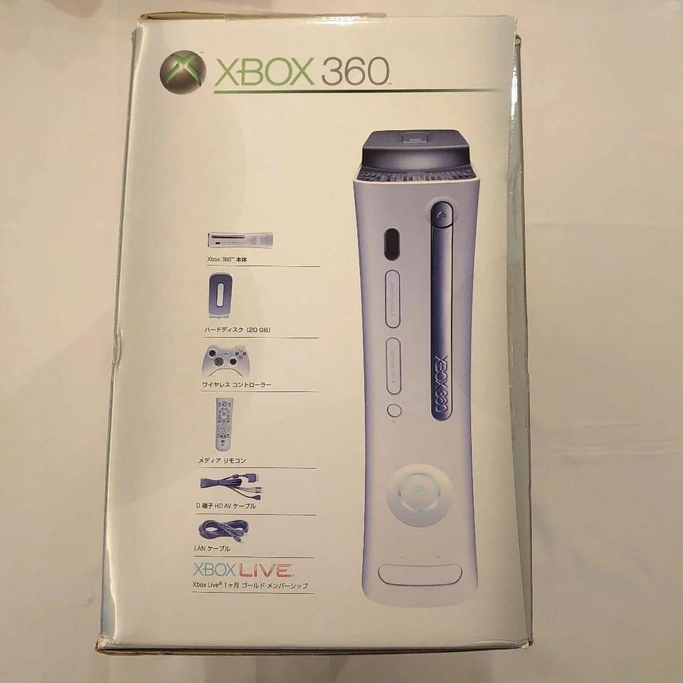 Microsoft Xbox 360 Video Game Consoles White 60GB Console Only Used - Good