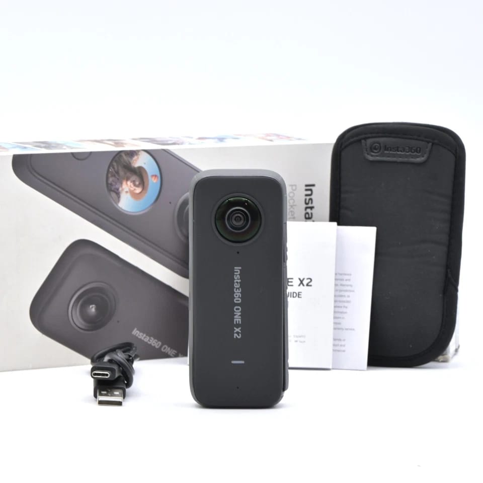 Insta360 one x2 Digital Cameras Black Used - Good Body Only