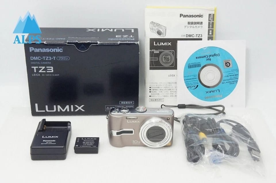 Panasonic LUMIX TZ3 Digital Cameras Black New Body Only
