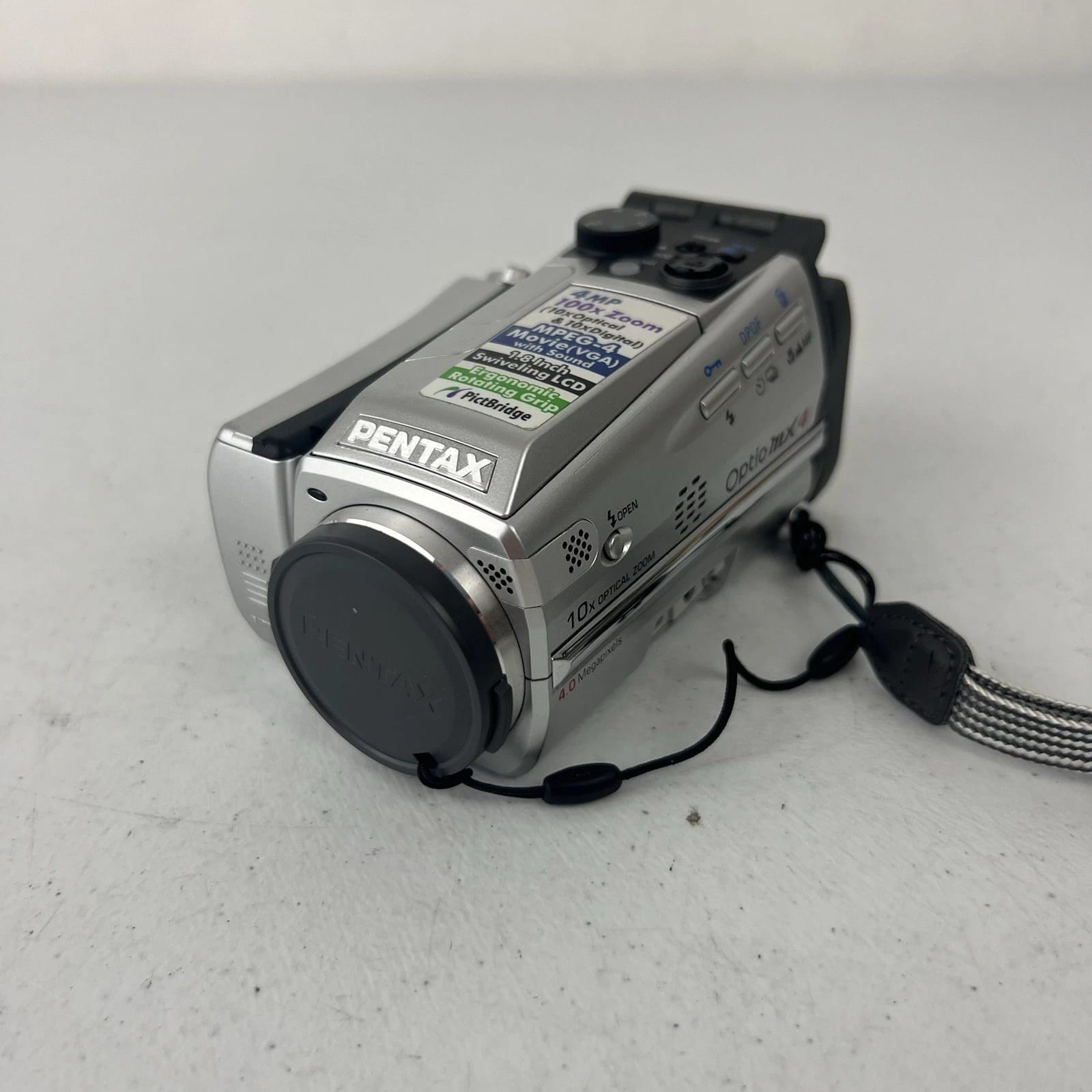Pentax Optio MX4 Digital Cameras Silver Used - Good Body Only