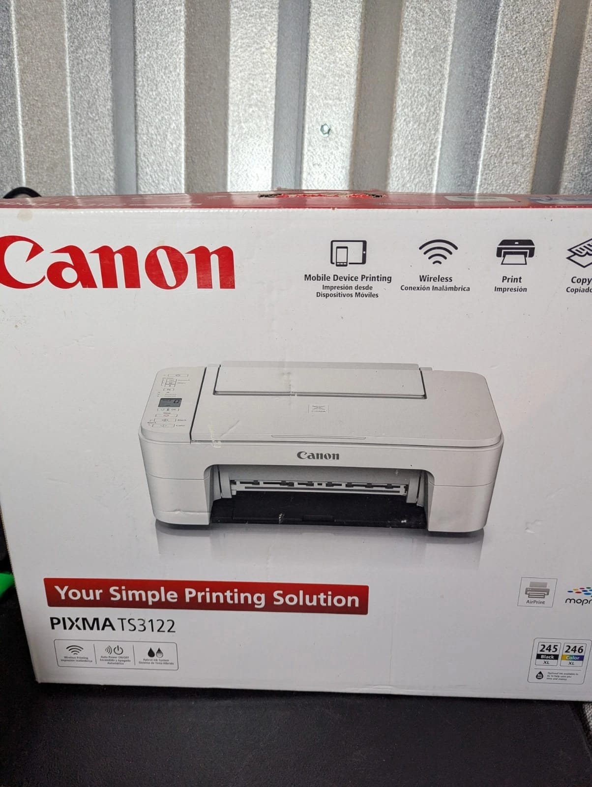 Canon PIXMA TS3122 Printers New