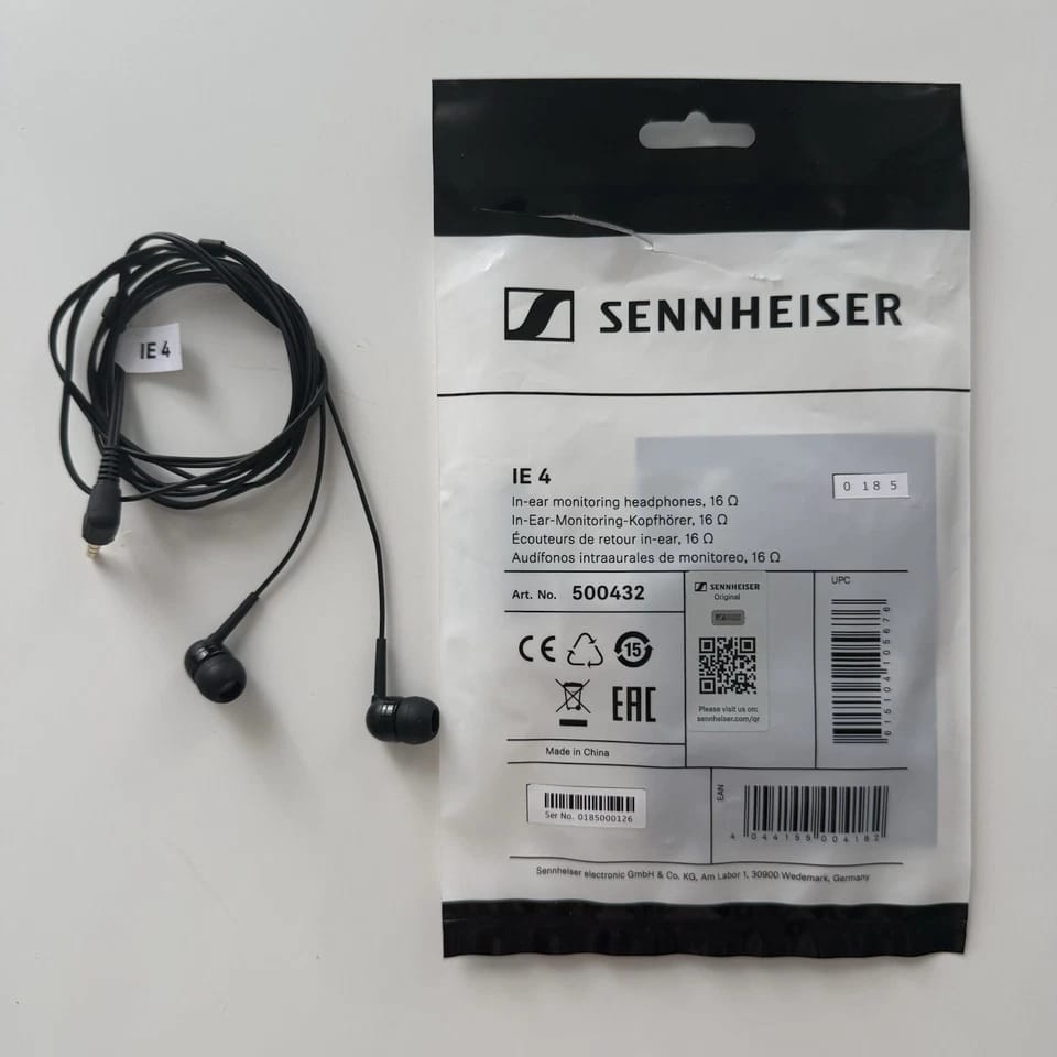 Sennheiser IE 4 Headphones & Earbuds Black New