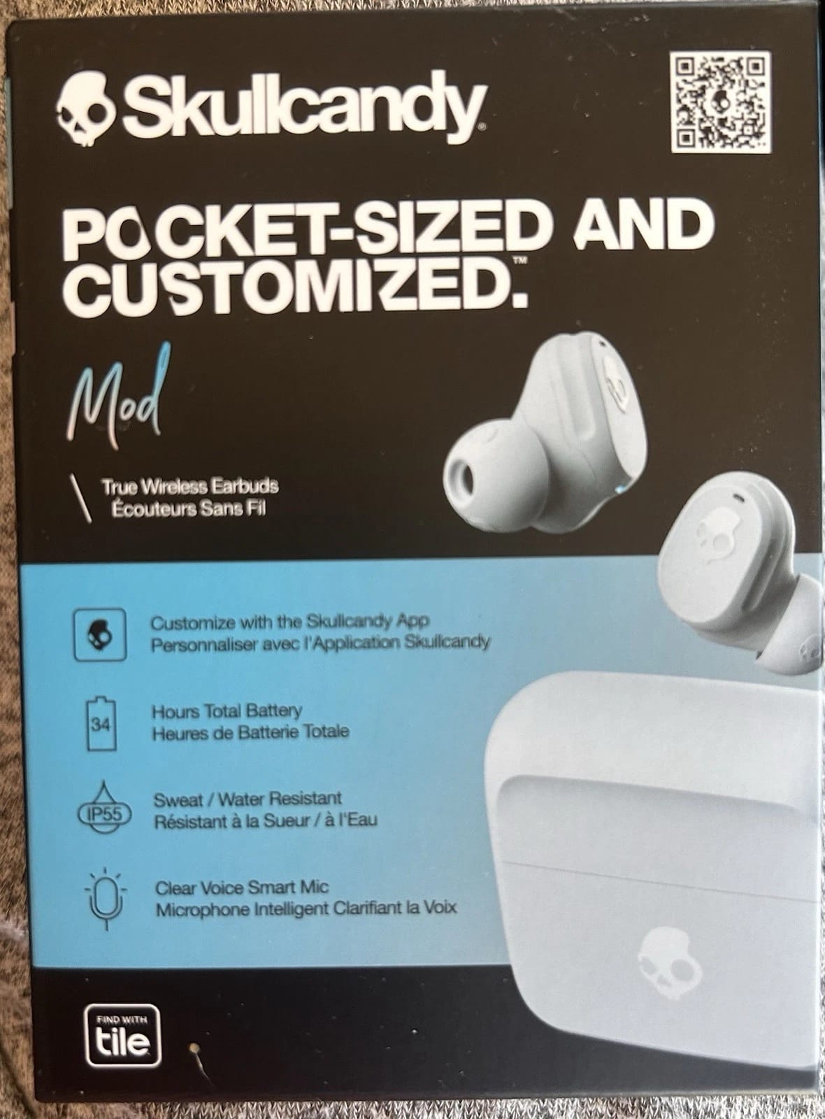 Skullcandy Mod Headphones & Earbuds Blue New