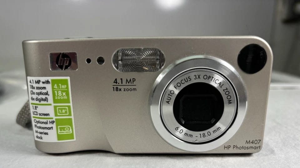 HP Photosmart M407 Digital Cameras Silver Used - Good Body Only