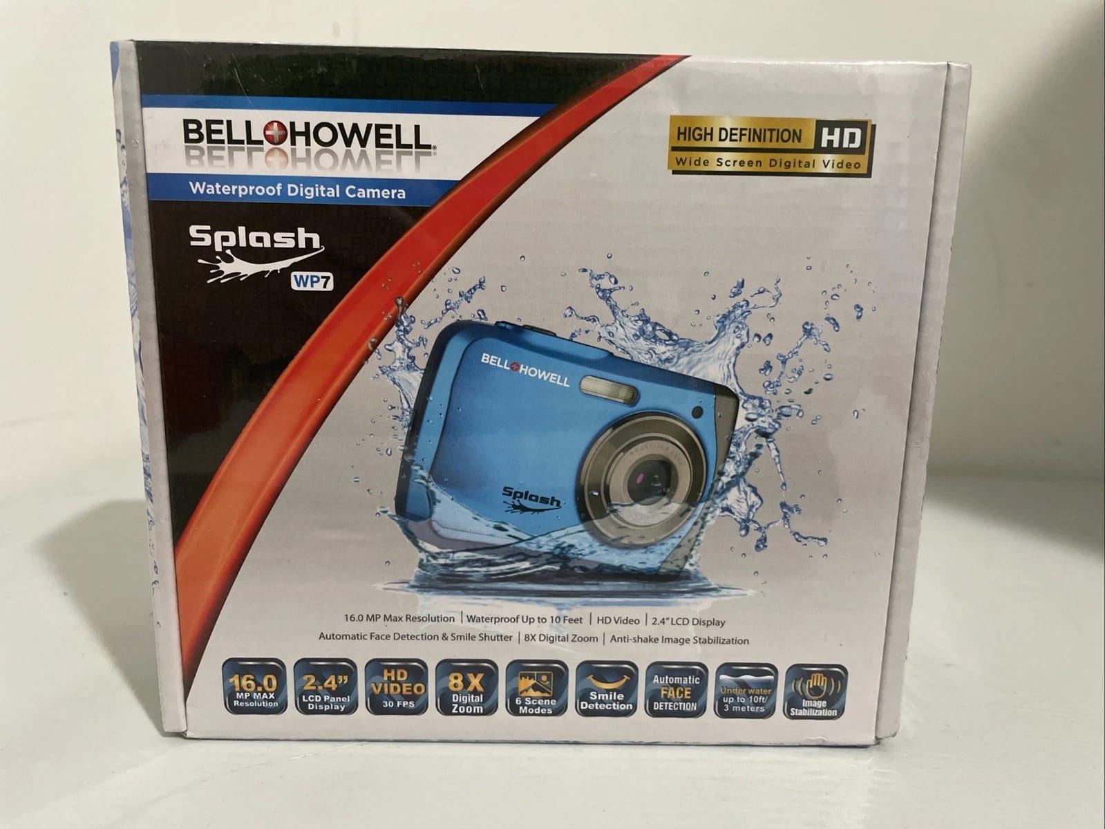 Bell+Howell WP7 Splash Digital Cameras Black New Body Only