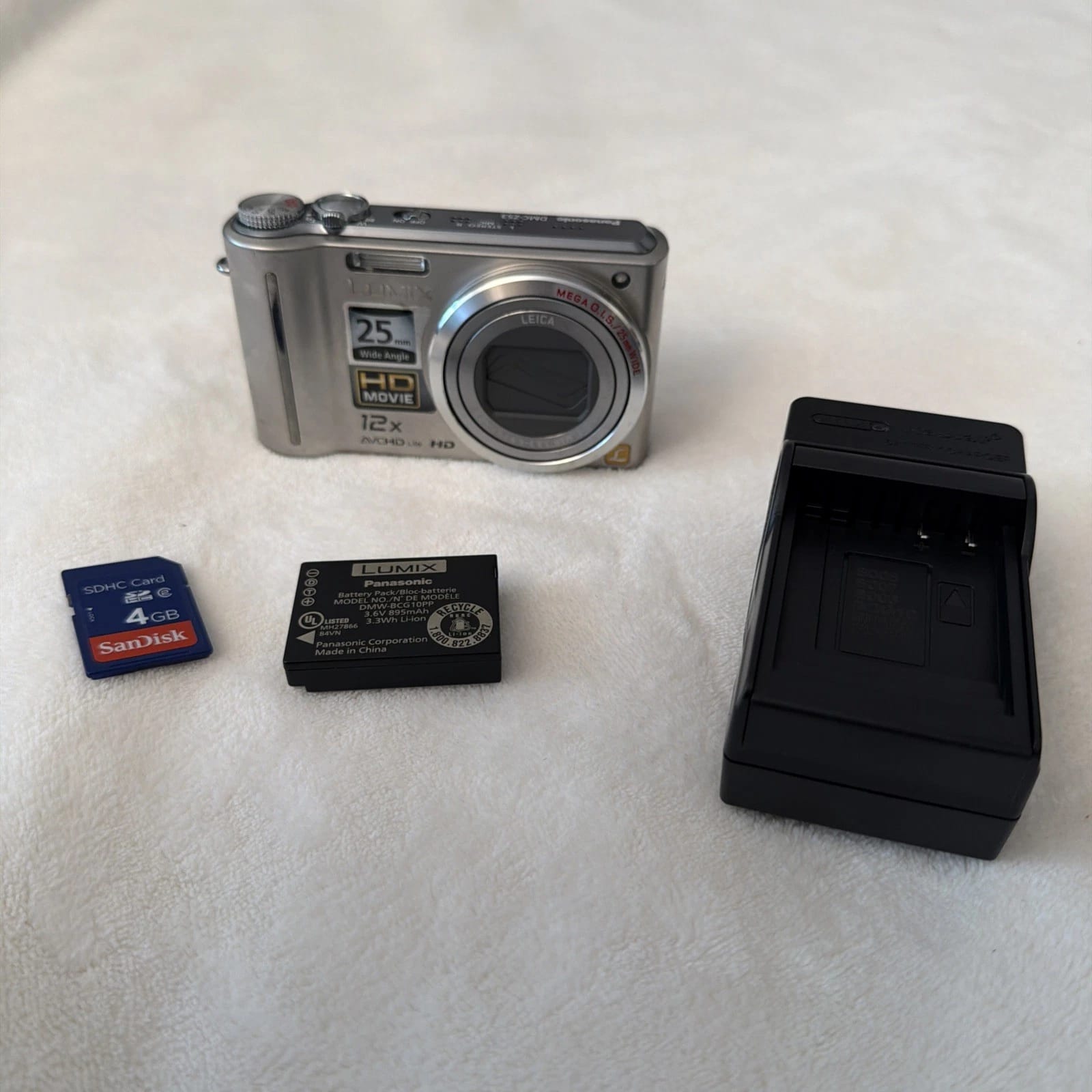 Panasonic LUMIX ZS3 Digital Cameras Black Refurbished - Excellent Body Only