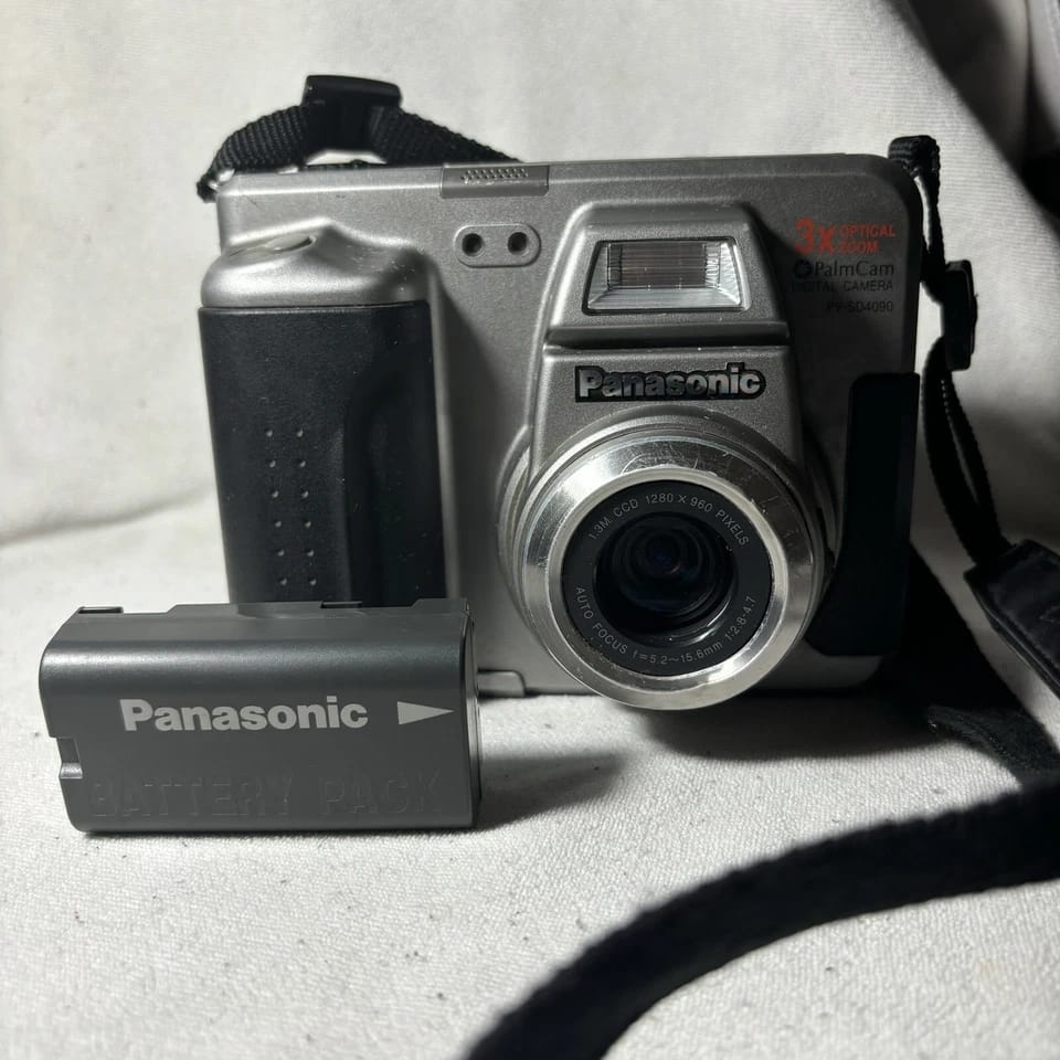 Panasonic PalmCam PV-SD4090 Digital Cameras Black New Body Only